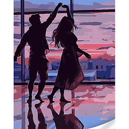 Картина по номерам Трогательный танец (30х40 см)