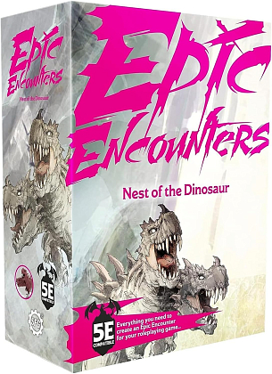 Настільна гра Epic Encounters: Nest of the Dinosaur (EN), бренду Steamforged Games Ltd. - KUBIX