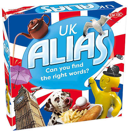 Настільна гра Аліас: Об'єднане Королівство (Alias UK) (EN), бренду Tactic, для 4-12 гравців, час гри < 60хв. - KUBIX