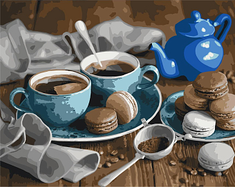Картина по номерам На кухню з кавою (40х50 см)