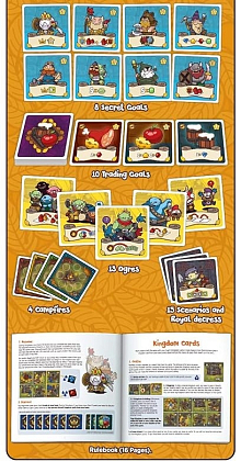 Настольная игра Dwar7s Fall 3rd edition (Гномы) (EN), бренду Iello, для 2-4 гравців, час гри < 60мин. - 3 - KUBIX