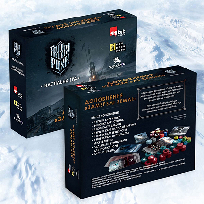 Настільна гра Фростпанк: Замерзлі землі (Frostpunk: The Board Game. Frostlander Expansion), бренду Fun Geek Shop, для 1-4 гравців, час гри > 60хв. - 5 - KUBIX