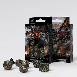 Набор кубиков Dragons Dice Set: Nephrite (7шт.)