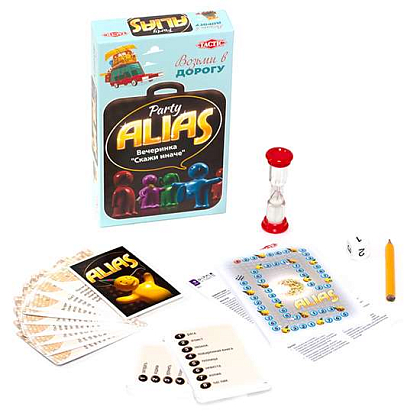 Настільна гра Аліас Вечірка: Дорожня (Alias Party: Travel) (RU), бренду Tactic, для 4-6 гравців, час гри < 30хв. - 4 - KUBIX