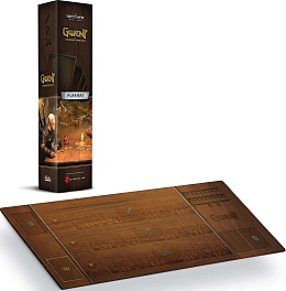 Настольная игра Плеймат (Игровой ковер) Винт Оригинальный (Gwent Mat Original Wood 1-Player)
