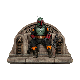 Статуэтка Бобб Фетт на троне. Звездные войны (STAR WARS Boba Fett on Throne) - KUBIX Статуэтка Бобб Фетт на троне. Звездные войны (STAR WARS Boba Fett on Throne)