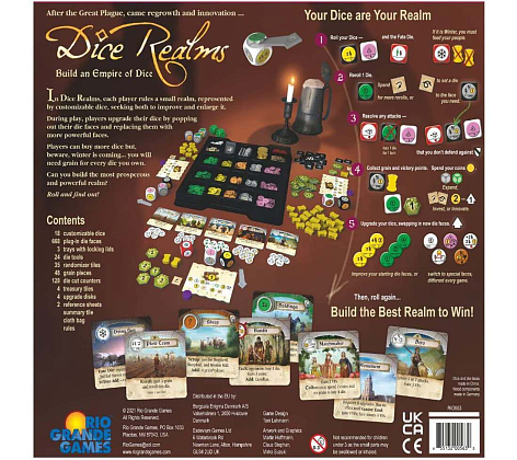 Настільна гра Dice Realms (Королівство Кубиків) (EN), для 2-4 гравців, час гри < 60хв. - 2 - KUBIX