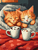 Картина по номерам Сонні котики (30х40 см)