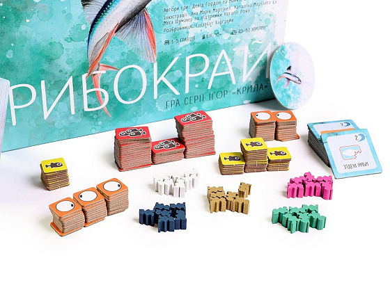 Настільна гра Рибокрай (Finspan), бренду Ігромаг, для 1-5 гравців, час гри < 60хв. - 3 - KUBIX