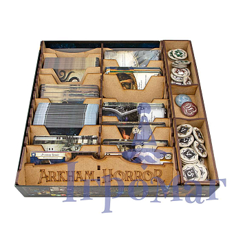 Органайзер для настольной игры Ужас Аркхэма Карточная Игра (Organizer for boardgame Arkham Horror) - KUBIX Органайзер для настольной игры Ужас Аркхэма Карточная Игра (Organizer for boardgame Arkham Horror)
