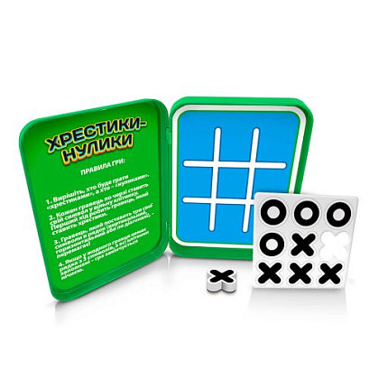 Настольная магнитная игра Крестики-нолики, бренду YaGo, для 2-2 гравців, час гри < 30мин. - KUBIX