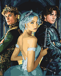 Картина по номерам Трилогия Бессила Кай Пейдин и Китт (40х50 см)