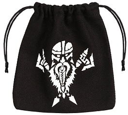 Мішечок Dwarven Black & white Dice Bag