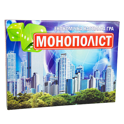 Настільна гра Монополіст (Монополія), бренду Strateg, для 2-4 гравців, час гри < 30хв. - KUBIX