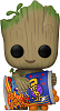 Ігрова фігурка FUNKO POP! Я є Ґрут (Groot with Cheese Puffs) Marvel #1196