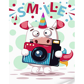 Картина по номерам Smile (30х40 см)