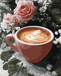 Картина по номерам Ароматный кофе (40x50 см)