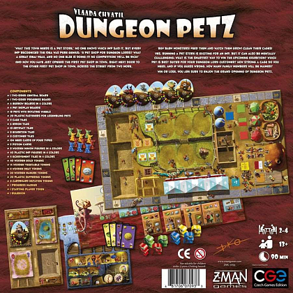 Настольная игра Dungeon Petz (Любимые подземелья) (EN), бренду Czech Games Edition, для 2-4 гравців, час гри < 60мин. - 2 - KUBIX