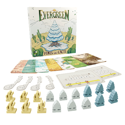 Настільна гра Evergreen: Pines and Cacti, бренду Games 7Days, для 1-4 гравців, час гри < 60хв. - 4 - KUBIX