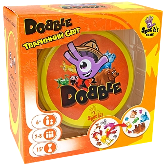 Настольная игра Доббл Животный мир (Dobble Animals) 