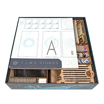 Органайзер для настольной игры Агентство ВРЕМЯ (Organizer for boardgame T.I.M.E Stories) - KUBIX Органайзер для настольной игры Агентство ВРЕМЯ (Organizer for boardgame T.I.M.E Stories)