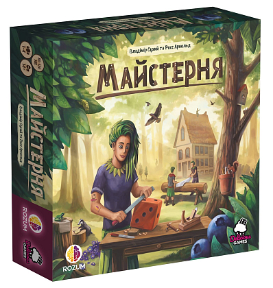 Настільної гри Майстерня (Woodcraft) , бренду Rozum, для 1-4 гравців, час гри > 60хв. - KUBIX