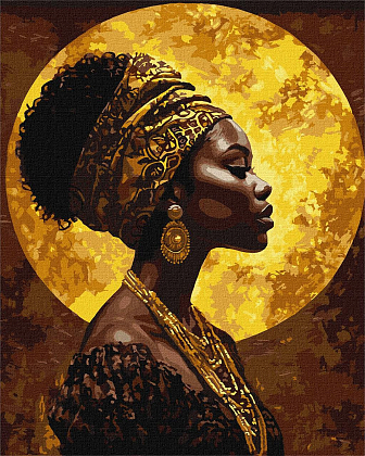 Картина по номерам Під золотим сонцем (40х50 см), бренду Ідейка - KUBIX