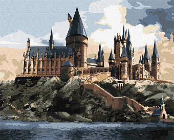 Картина по номерам Harry Potter Гоґвортс вдень (40х50 см)