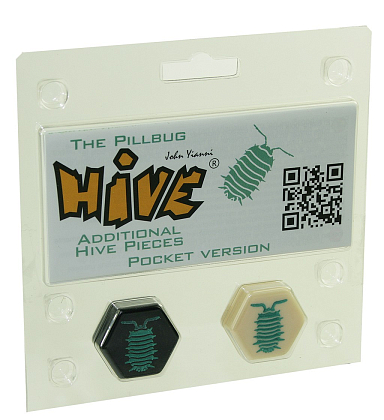 Настільна гра Вулик: Кишенькова Мокриця (Hive: The Pillbug Expansion for Hive Pocket), бренду Gen42, для 2-2 гравців, час гри < 30хв. - KUBIX