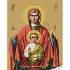 Картина по номерам Икона Знамения Божией Матери (30х40 см)