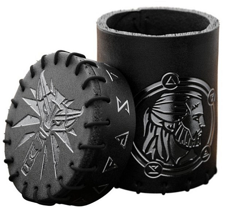 Стакан для кубиков The Witcher Dice Cup. Geralt - Sword of Destiny, бренду Q-Workshop - KUBIX