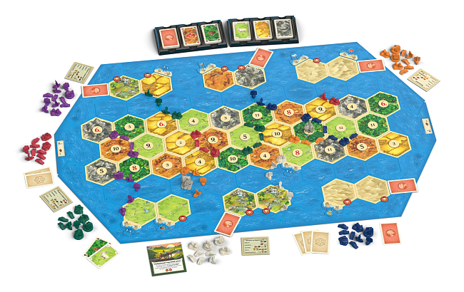 Настольная игра КАТАН. Мореплаватели. Дополнение для 5-6 игроков (Catan: Seafarers 5-6 Player Extension), бренду Rozum, для 3-6 гравців, час гри > 60мин. - 4 - KUBIX