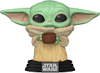 Миниатюра товара Игровая фигурка FUNKO POP! Малыш Йода с чашкой (The Child with Cup) Star Wars The Mandalorian #378 - 1