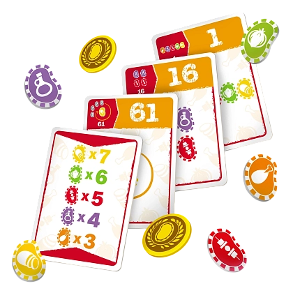 Настольная игра Пачка чипсов (Bag of Chips), бренду Geekach Games, для 2-5 гравців, час гри < 30мин. - 3 - KUBIX