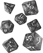 Миниатюра товара Набор кубиков Classic RPG Smoky & white Dice Set (7шт.) - 2
