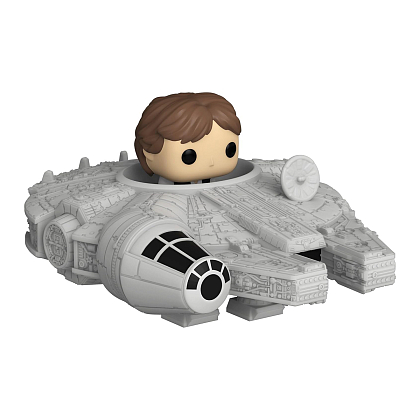 Ігрова фігурка Bitty Pop! Хан Соло й Тисячолітній сокіл (Rides: Han Solo and The Millennium Falcon), бренду Funko - 2 - KUBIX