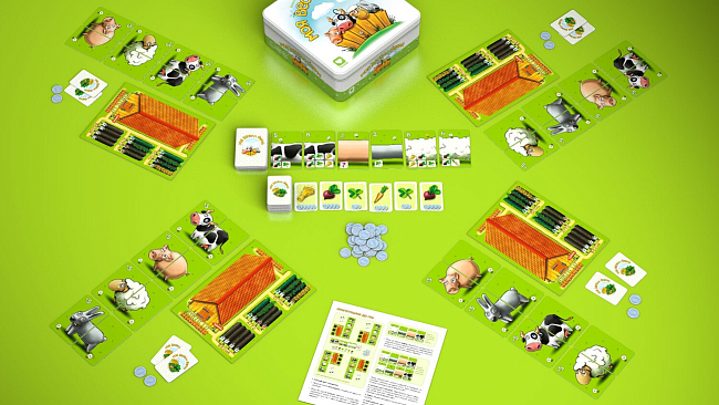 Настільна гра Моя Весела Ферма (My Happy Farm), бренду IGAMES, для 2-4 гравців, час гри < 60хв. - 4 - KUBIX