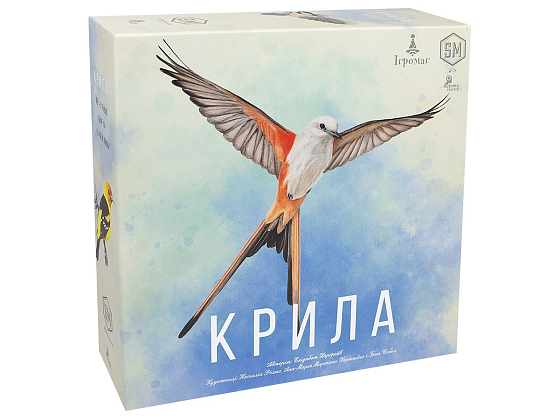 Настольная игра Крылья (Wingspan), бренду Игромаг, для 1-5 гравців, час гри < 60мин. - KUBIX