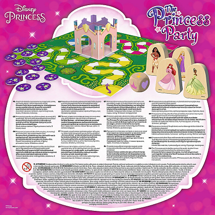 Настольная игра Вечеринка для принцесс: Дисней принцессы (The Princess Party Disney), бренду Trefl, для 2-4 гравців, час гри < 30мин. - 2 - KUBIX