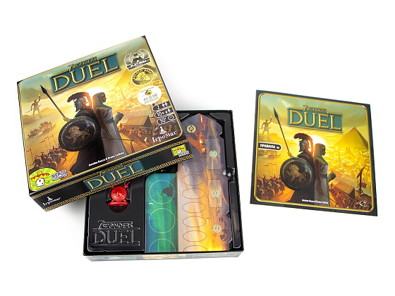 Настольная игра 7 Чудес: Дуэль (7 Wonders Duel), бренду Игромаг, для 2-2 гравців, час гри < 30мин. - 4 - KUBIX