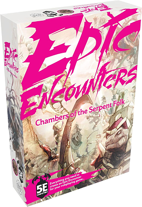 Настольная игра Epic Encounters: Chamber of the Serpent Folk (EN), бренду Steamforged Games Ltd. - KUBIX