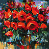 Картина по номерам "Маковая нежность" (40х40 см)
