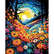 Миниатюра товара Картина по номерам Цветочный лес (40х50 см) - 1