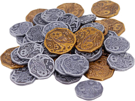 Настільна гра Металеві Монети для гри Хора. Розквіт імперії (Khôra: Rise of an Empire Metal Coins)