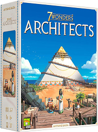 Настольная игра 7 Wonders Architects (FR) (+ укр. наклейки+QR-код с укр. правилами)