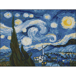 Алмазная мозаика Звездная ночь (30х40 см)