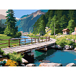Мініатюра товару Картина за номерами Міст над рікою (30х40 см) - 1