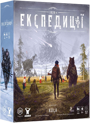 Настільна гра Експедиції (Expeditions), бренду Geekach Games, для 1-5 гравців, час гри < 60хв. - KUBIX