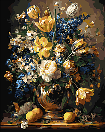 Картина по номерам Класичний букет (40х50 см)