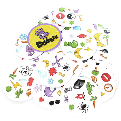 Настольная игра Доббл (Dobble или Spot It!), бренду Asmodee, для 2-8 гравців, час гри < 30мин. - 5 - KUBIX